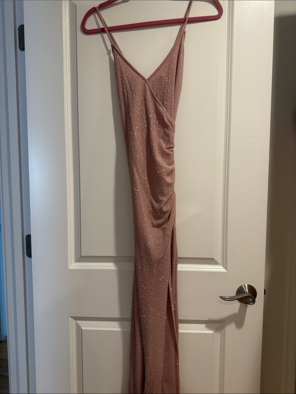 Lovely Day Sparkling Mauve Slip Gown